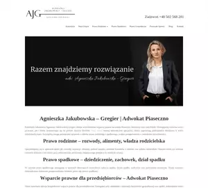 Kancelaria Adwokacka Agnieszka Jakubowska - Gregier