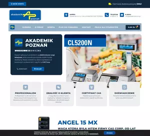 Wagi elektroniczne | Metkownice | Krajalnice | Kasy fiskalne | - AKADEMIK.COM.PL - Poznań - Wagi skl