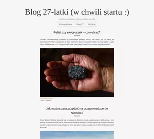 Oficjalny blog zespołu Blog 27