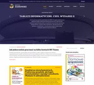Bartosz Danowski - literatura informatyczna - książki