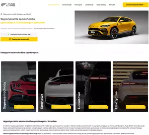 Wypożyczalnia aut sportowych - fazicars.pl