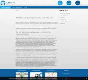 Glob-proc.pl - platforma zakupowa