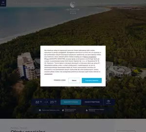 Hotel spa nad morzem.