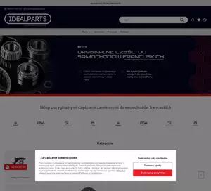Hurtownia części do aut francuskich - idealparts.pl