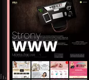 Koja portfolio - projektowanie stron