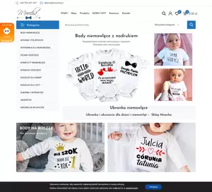 Ubranka dla niemowląt, body niemowlęce Moocha.pl