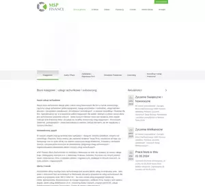 MSP Finance – profesjonalne biuro rachunkowe