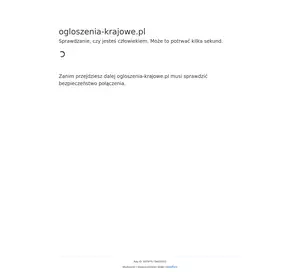 Krajowe ogłoszenia - ogloszenia-krajowe.pl