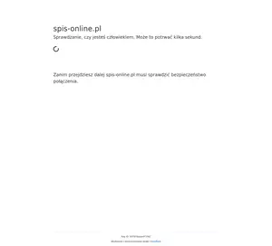 Katalog internetowy - spis-online.pl