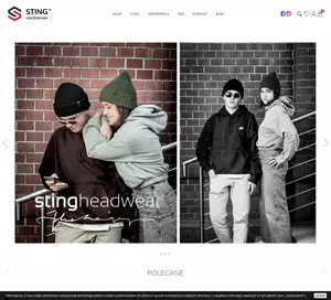 Produkcja czapek damskich Sting