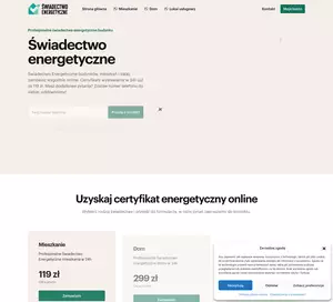 Certyfikat energetyczny online