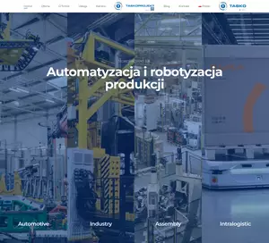 Projekt i produkcja robotów spawalniczych