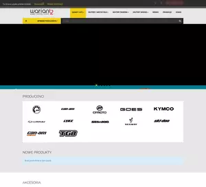 Wariant 2 - Motocykle Quady Skutery