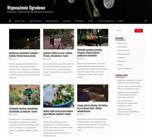 Wyposażenie ogrodu