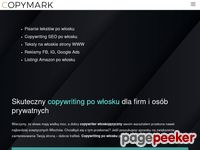 Copywriter język włoski - copymark.eu